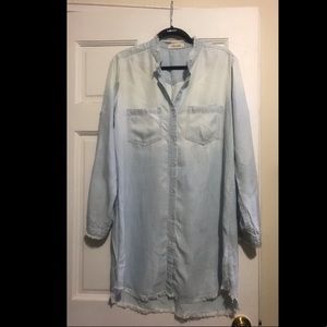‼️NWT‼️ Bella Dahl Chambray Shirt Dress